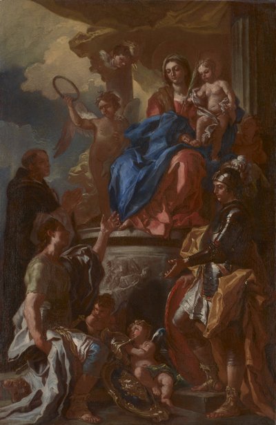 Madonna de los Mártires de Francesco Solimena